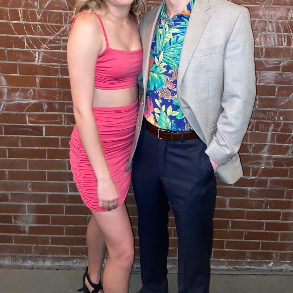 Pink Semiformal Two Piece Set!!